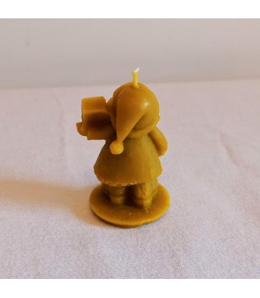 Święty Mikołaj mały 5,5 cm - Świeczka z wosku pszczelego
