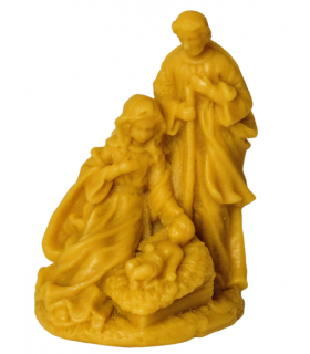 Święta Rodzina 10,5 cm - Figurka z wosku pszczelego