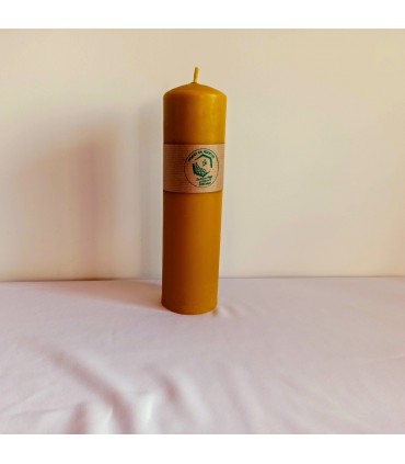 Świece ołtarzowe walec gładki 25 \ 6,9 cm 4 sztuki - świeca z wosku pszczelego