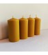Świece ołtarzowe walec gładki 12,5 \ 6,3 cm 4 sztuki - świeca z wosku pszczelego
