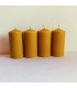 Świece ołtarzowe walec gładki 12,5 \ 6,3 cm 4 sztuki - świeca z wosku pszczelego
