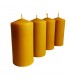 Świece ołtarzowe walec gładki 12,5 \ 6,3 cm 4 sztuki - świeca z wosku pszczelego