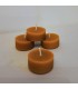 Tealight wkłady 4 sztuki - Świeczka z wosku pszczelego