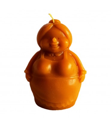 Babcia 9 cm - Świeczka z wosku pszczelego