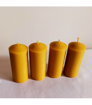 Świeca w kształcie walca 7,7 cm - świeca z wosku pszczelego