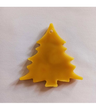 Choinka - Zawieszka na choinkę z wosku pszczelego