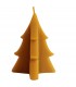 Choinka geometryczna 8 cm - Świeczka z wosku pszczelego