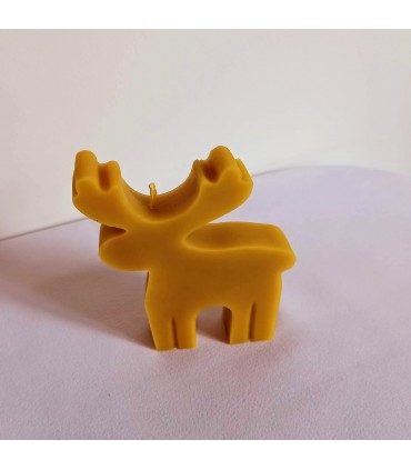 Renifer - Świeczka z wosku pszczelego