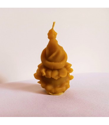 Święty Mikołaj mały 7,5 cm - Świeczka z wosku pszczelego