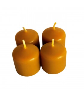 Świece adwentowe 3,7 cm 4 sztuki - świeca z wosku pszczelego