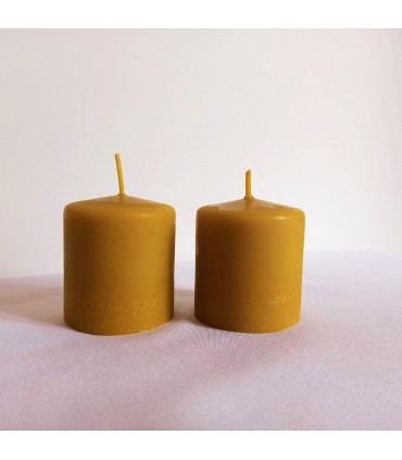 Walec gładki 5,5 cm - Świeca z wosku pszczelego