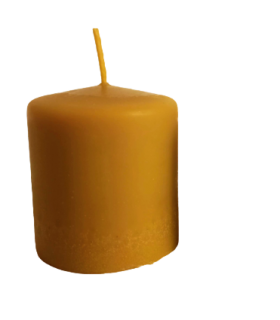 Walec gładki 5,5 cm - Świeca z wosku pszczelego