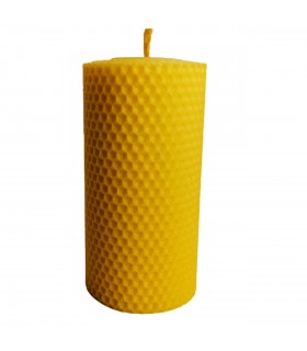 Świeca z węzy pszczelej 13 cm / 6,6 cm - Świeczka z wosku pszczelego