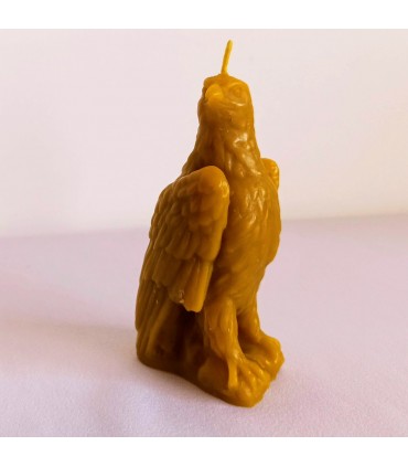 Orzeł 10 cm - Świeczka z wosku pszczelego