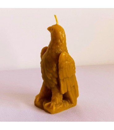 Orzeł 10 cm - Świeczka z wosku pszczelego