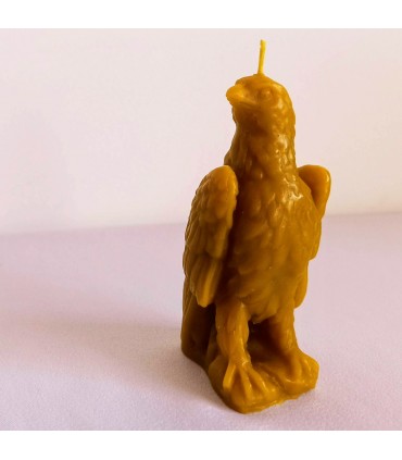 Orzeł 10 cm - Świeczka z wosku pszczelego