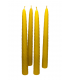 Świece do świecznika 17 cm / 4 szt - Świeczka z wosku pszczelego