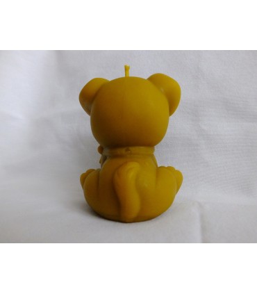 Piesek 9,5 cm - Świeczka z wosku pszczelego