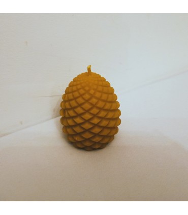 Szyszka złożona 7,5 cm - Świeczka z wosku pszczelego