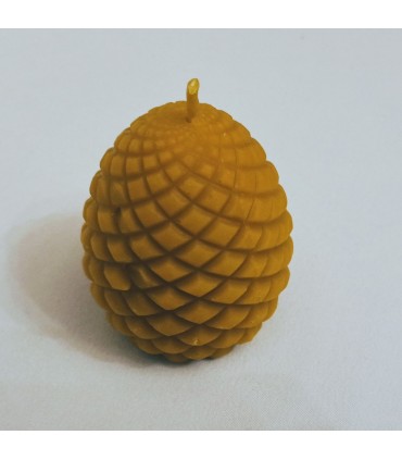 Szyszka złożona 7,5 cm - Świeczka z wosku pszczelego