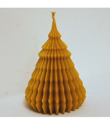 Choinka 9 nowa cm - Świeczka z wosku pszczelego