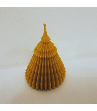 Choinka 9 nowa cm - Świeczka z wosku pszczelego