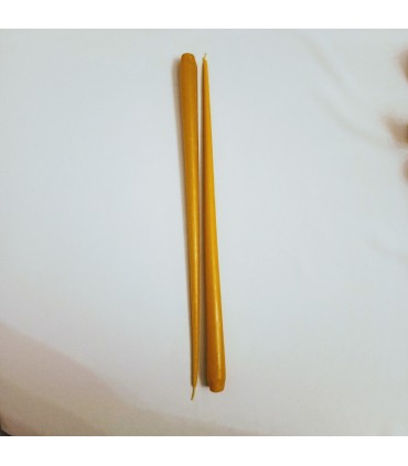 Świece do świecznika 42 cm / 2 szt - Świeczka z wosku pszczelego