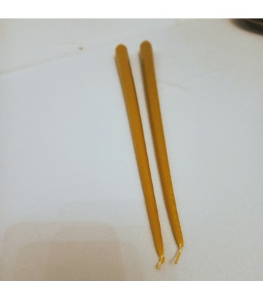 Świece do świecznika 42 cm / 2 szt - Świeczka z wosku pszczelego