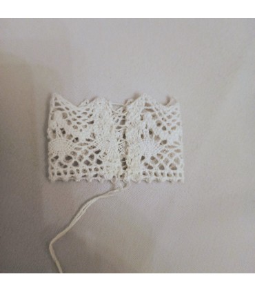 Koronkowa ozdoba na świecę większa - Dodatki do świec