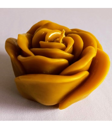 Róża big - Świeca z wosku pszczelego