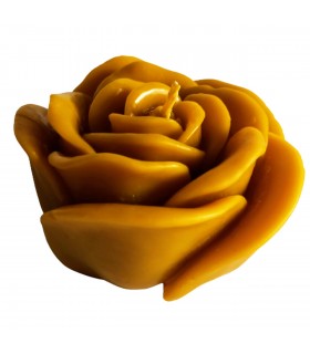 Róża big - Świeca z wosku pszczelego