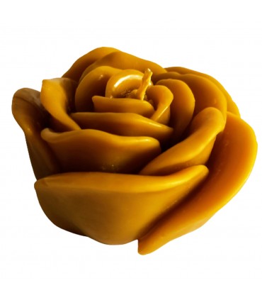 Róża big - Świeca z wosku pszczelego