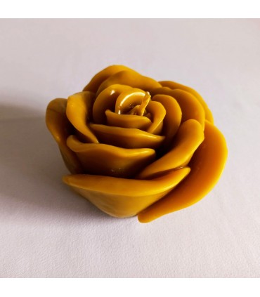 Róża big - Świeca z wosku pszczelego