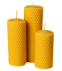 Świece z węzy pszczelej zestaw 3 sztuki- Świeczka z wosku pszczelego