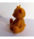 Miś chudy 8,5 cm - Świeczka z wosku pszczelego