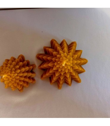 Choinka rozłożysta11 cm - Świeczka z wosku pszczelego