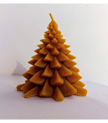 Choinki rozłożyste 9 i 11 cm  2 sztuki- Świeczki z wosku pszczelego