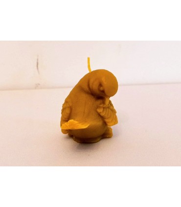 Mały ptaszek - Świeczka z wosku pszczelego