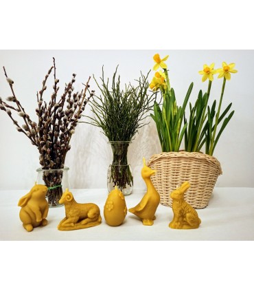 Gąska - Świeczka z wosku pszczelego