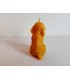 Pies spaniel 8,3 cm - Świeczka z wosku pszczelego