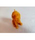Pies spaniel 8,3 cm - Świeczka z wosku pszczelego