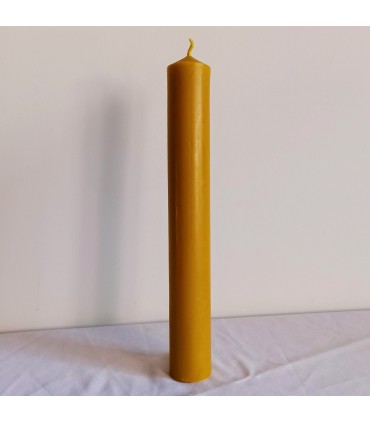 Gromnica 28 cm w białym pudełku - Świeca z wosku pszczelego