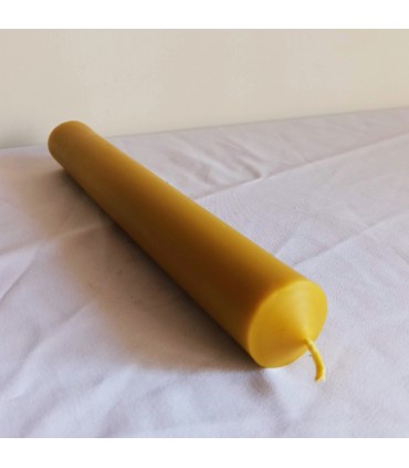 Gromnica 28 cm w białym pudełku - Świeca z wosku pszczelego