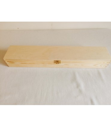 Gromnica 36 cm w drewnianym pudełku - Świeca z wosku pszczelego