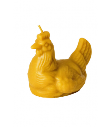 Kokoszka - Świeczka z wosku pszczelego