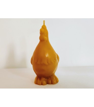 Kura 8,2 cm - Świeczka z wosku pszczelego