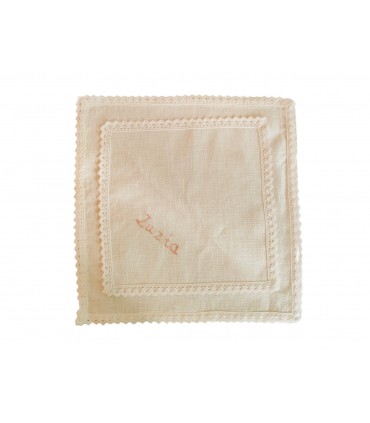 Lniana szatka do Chrztu Świętego