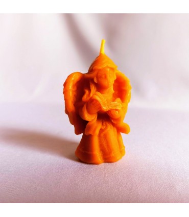 Aniołki małe para 2 sztuki - Świeczka z wosku pszczelego