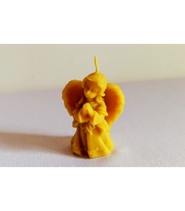 Aniołki małe para 2 sztuki - Świeczka z wosku pszczelego