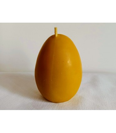 Pisanka z kurczakiem - Świeczka z wosku pszczelego